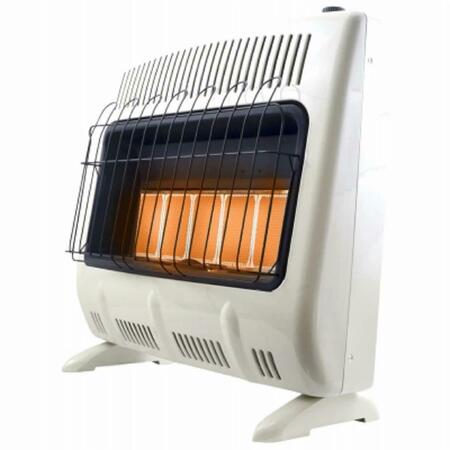 DENDESIGNS 30K Radiant Wall Heater with Thermostat, White DE2067815